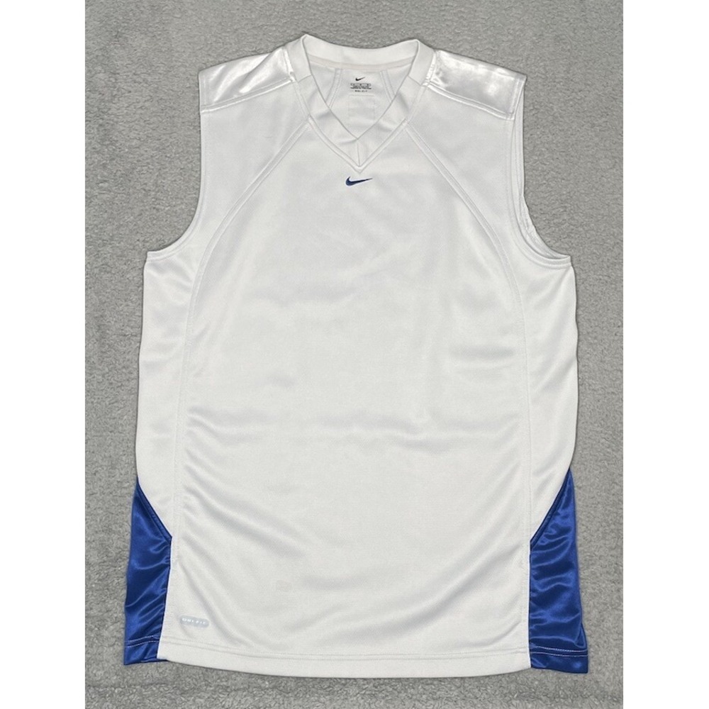 Nike Hoop Tech Dri-Fit Basketball Jersey Shirt‎ Center Swoosh Logo Mens Large